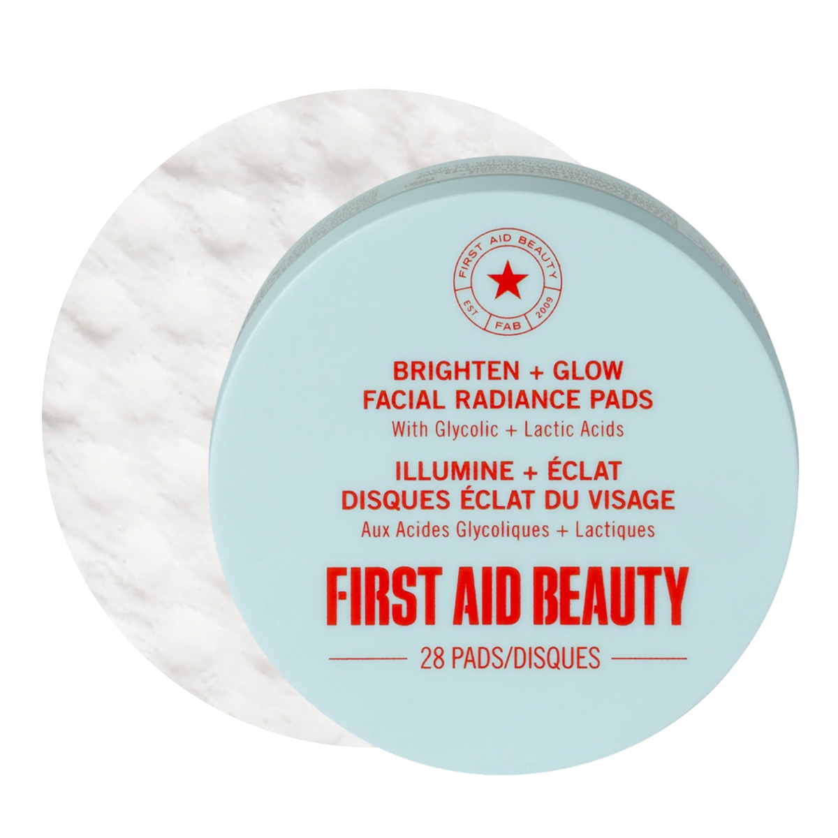Facial Radiance Pads with Glycolic + Lactic Acids Travel Size