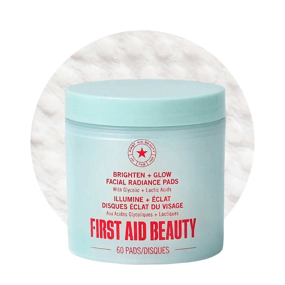 Brighten + Glow Facial Radiance Pads with Glycolic + Lactic Acids