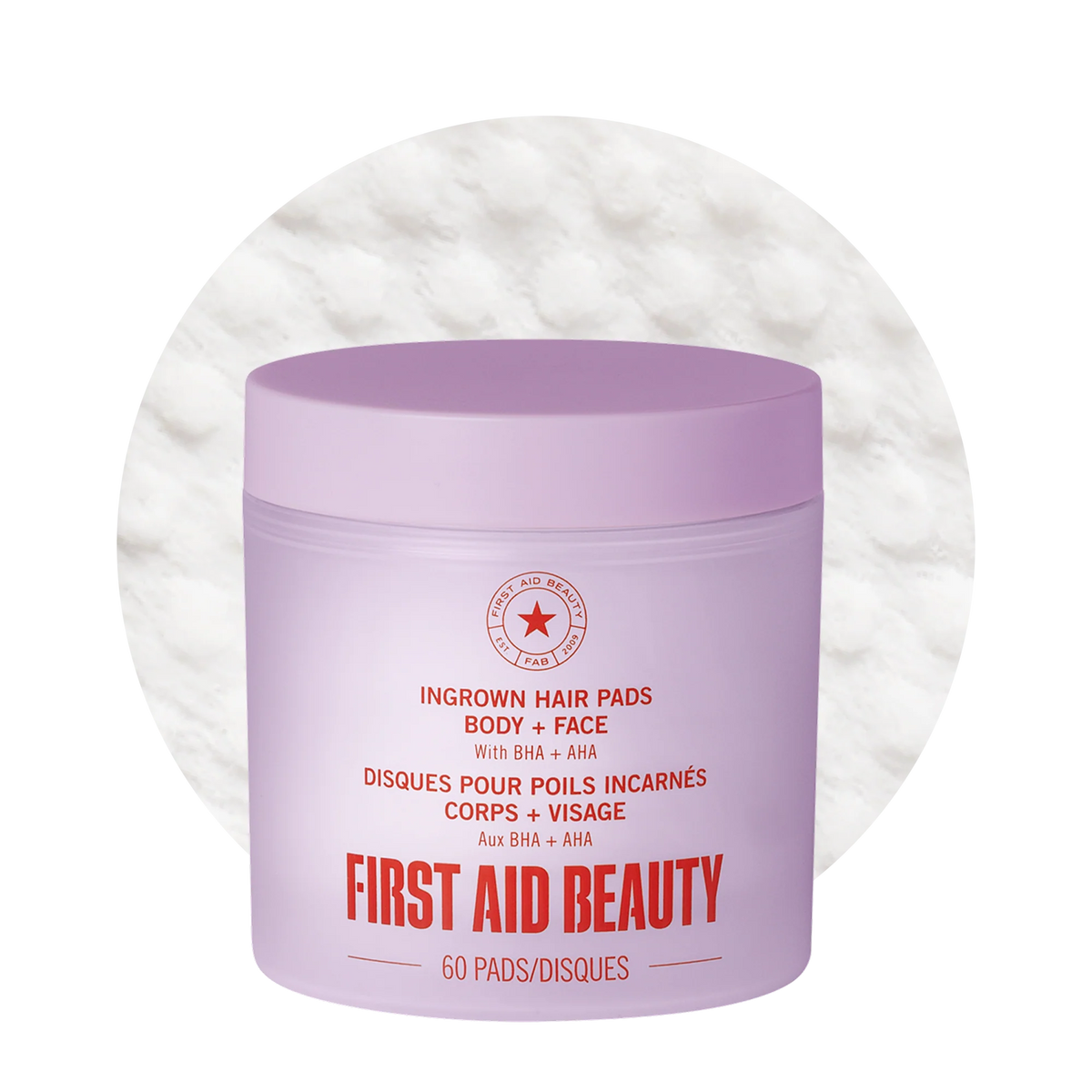 Ingrown Hair Pads with BHA + AHA 60 count