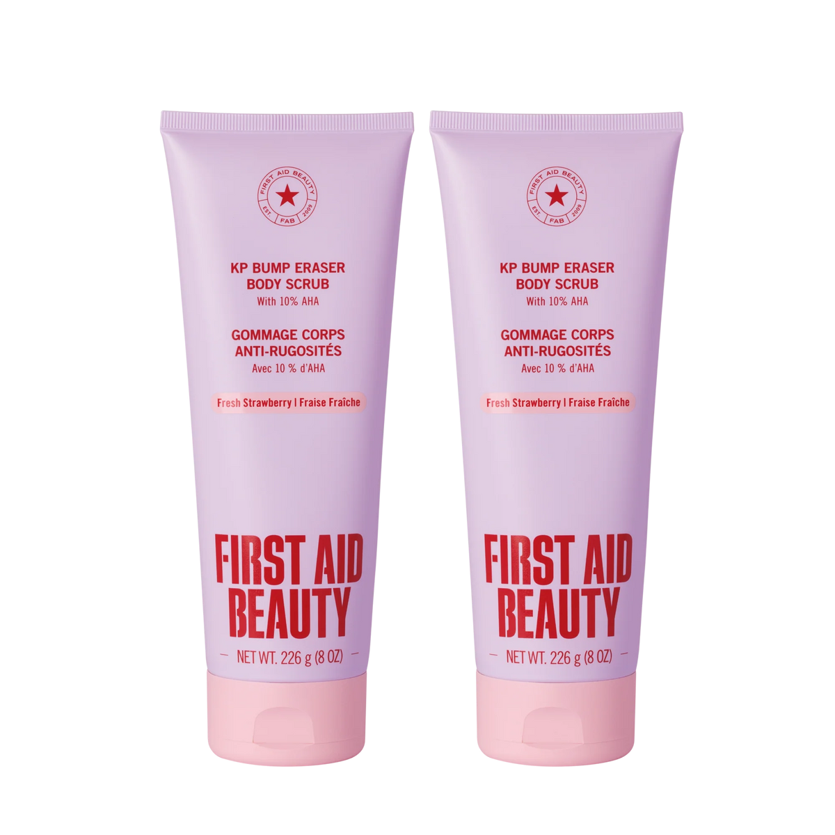KP Bump Eraser Body Scrub 10% AHA Fresh Strawberry Duo